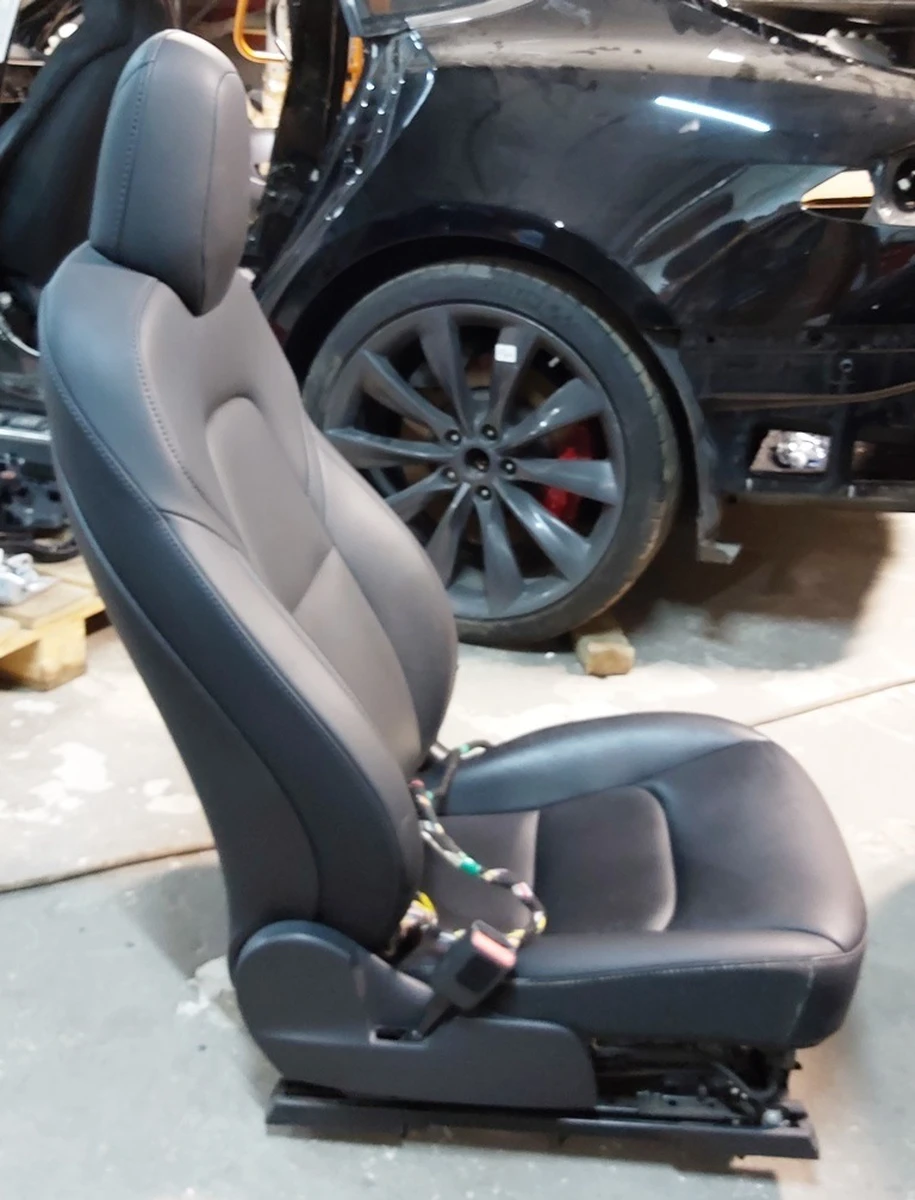 1 Сиденье водительское в сборе (с подогревом) PREM PUR BLK Tesla Model 3, Model Y 7654322-01-B