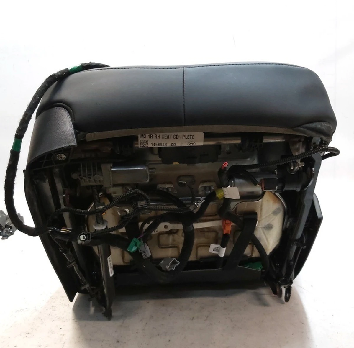 2 Сидіння пасажирське з підігрівом,без подушки,переднатягувача,полозок,механізму,пошкоджено PREM PUR BLK Tesla model 3 7654324-01-C