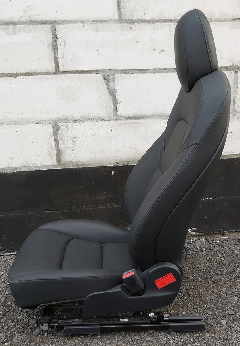 2 Passenger seat assembly (heated without seat belt pretensioner) PREM PUR BLK Tesla model 3 7654324-01-B