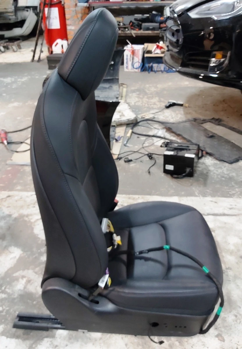 2 Heated passenger seat without adjustment block, buttons, pretensioner, sensor, airbag, slider PREM PUR BLK Tesla model 3, model Y 7654324-01-B