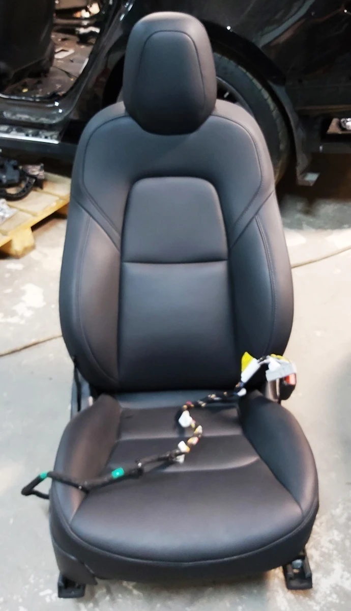 2 Passenger seat (heated) PREM PUR BLK without adjustment button, block, cushion, sensor Tesla model 3 7654324-01-C