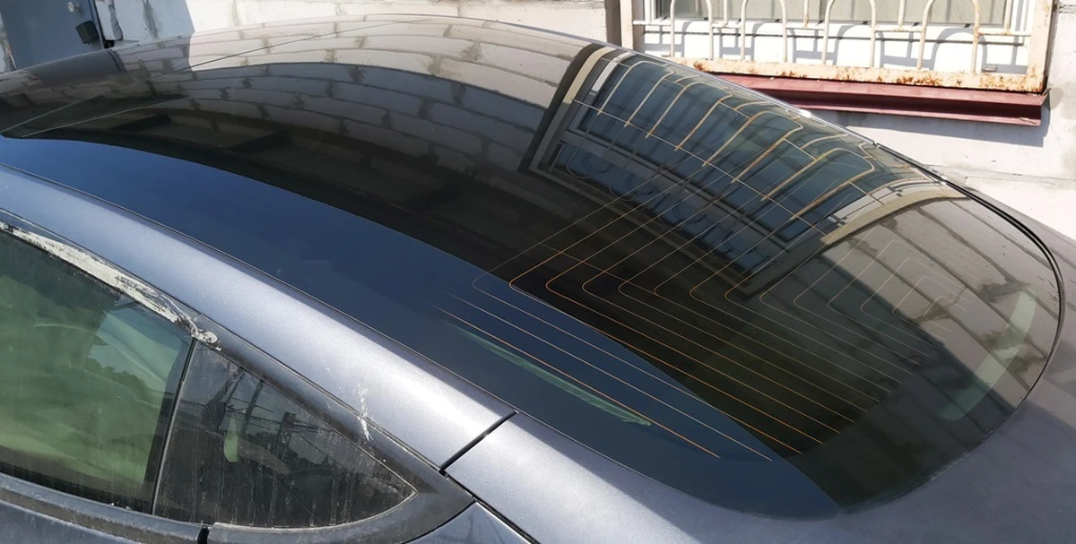3 Скло панорами заднє з підігрівом Tesla model 3 1472925-00-A