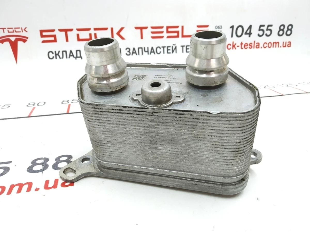 10 Теплообменник/чиллер (CHILLER) мотора переднего Tesla model X 1478201-00-B 10 Теплообменник/чиллер (CHILLER) мотора переднего Tesla model X 1478201-00-B