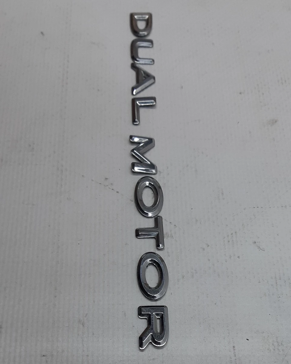 15 Емблема "DUAL MOTOR" кришки багажника Tesla Model X, Model Y 1484848-00-B
