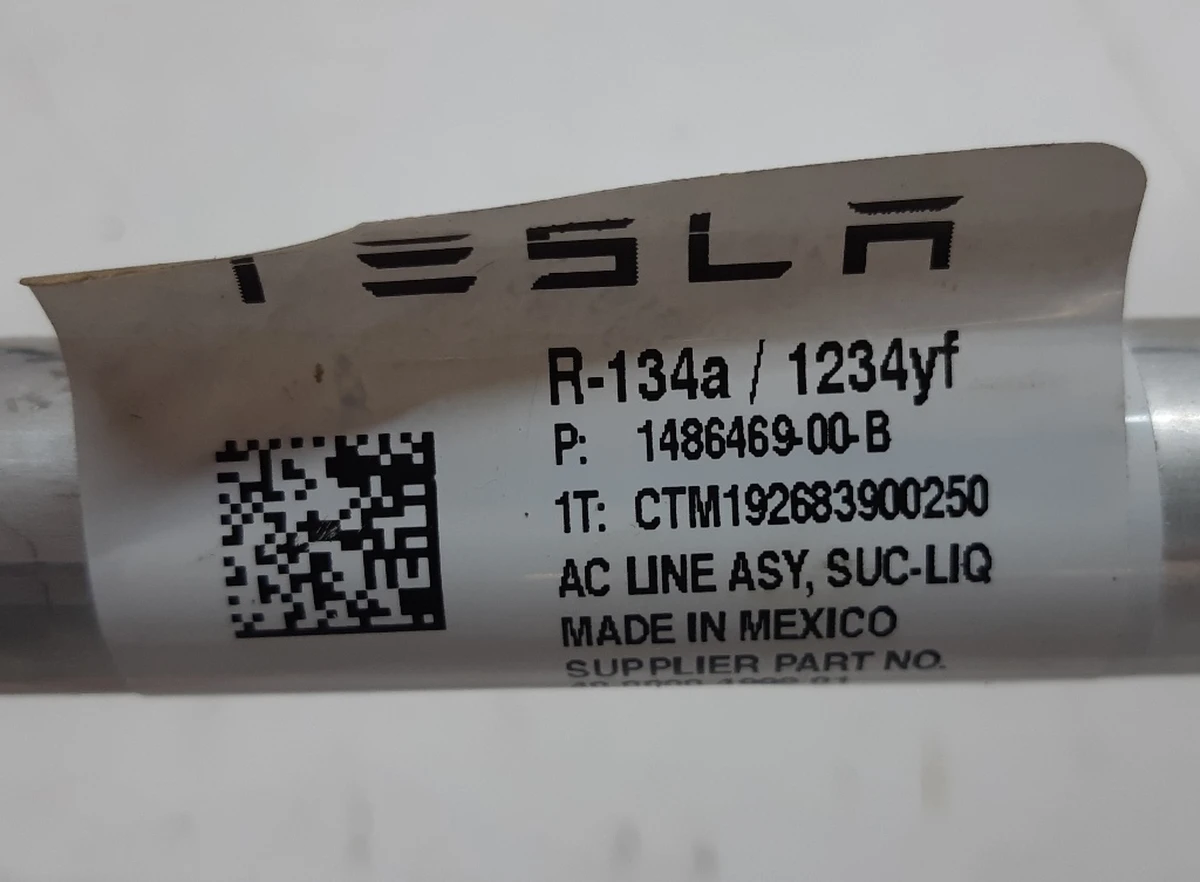 3 Трубопровід системи кондиціювання R134A 2x3 Tesla model X 1486469-00-C