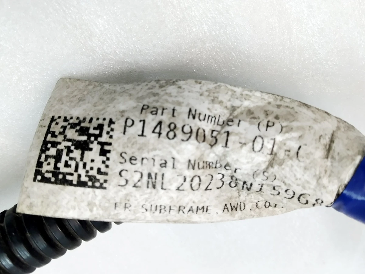 1 Електропроводка переднього підрамника AWD (пружинна підвіска) Tesla Model Y 1489051-01-D