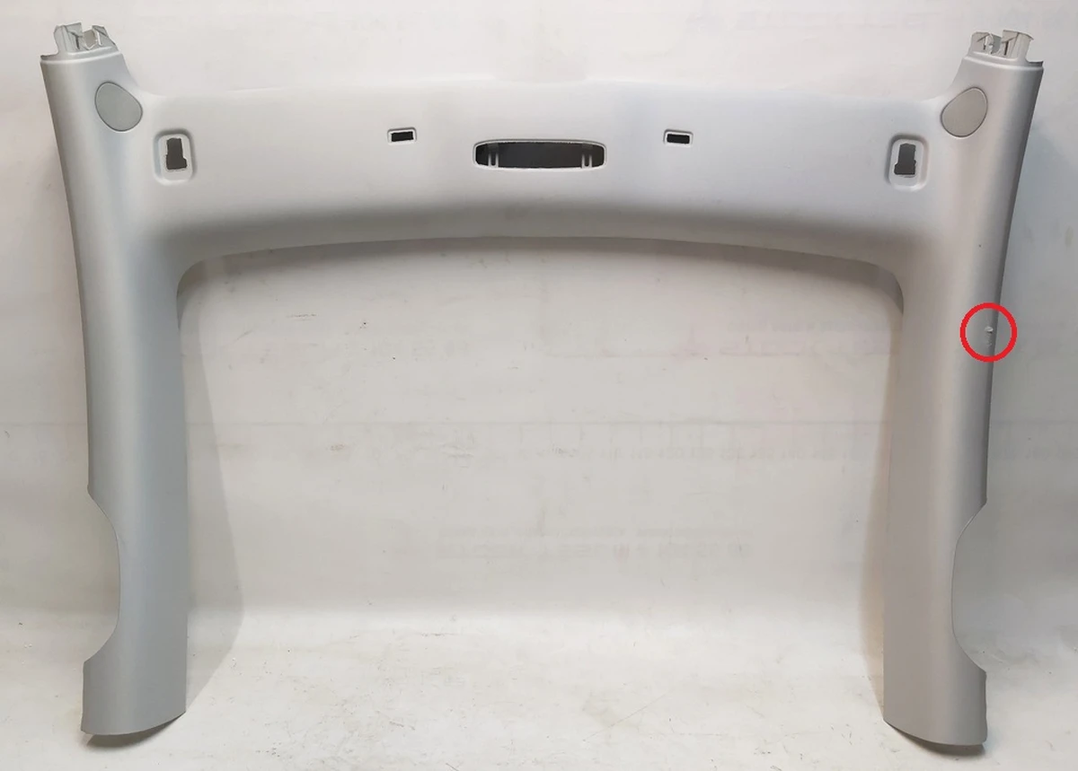 1 FRONT HEADLINER ASSEMBLY Tesla model Y 1593718-40-B