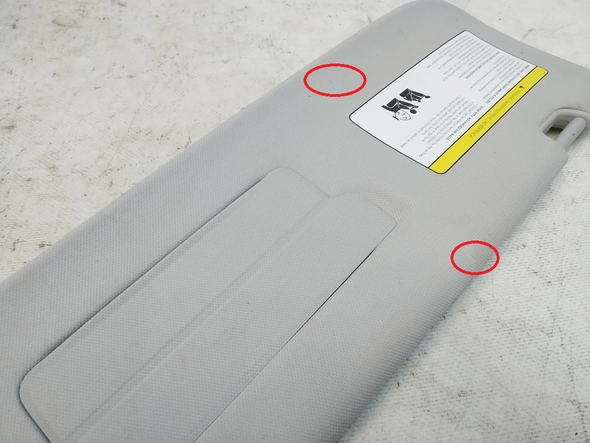 2 Козирок сонцезахисний правий пасажирський PROVIDENCE (текстиль) пошкоджений Tesla model Y 1490406-01-B