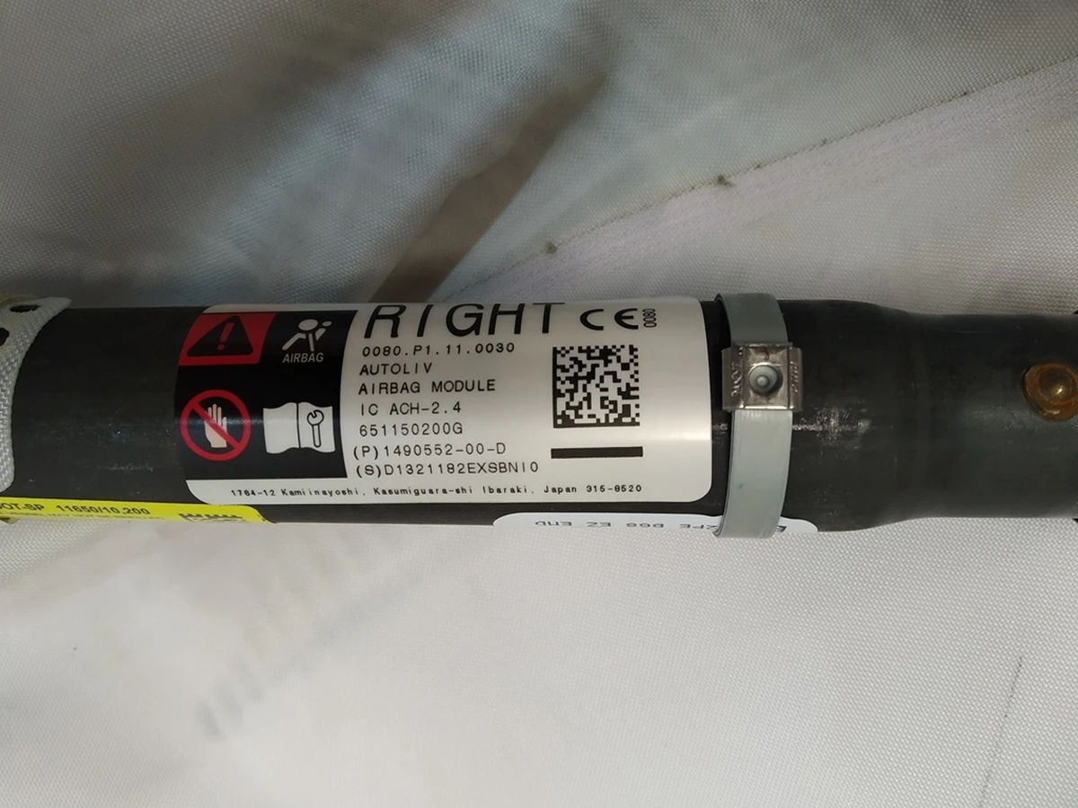 2 Подушка безпеки бокова права (шторка) (під відновлення) Tesla model Y 1675066-00-B.