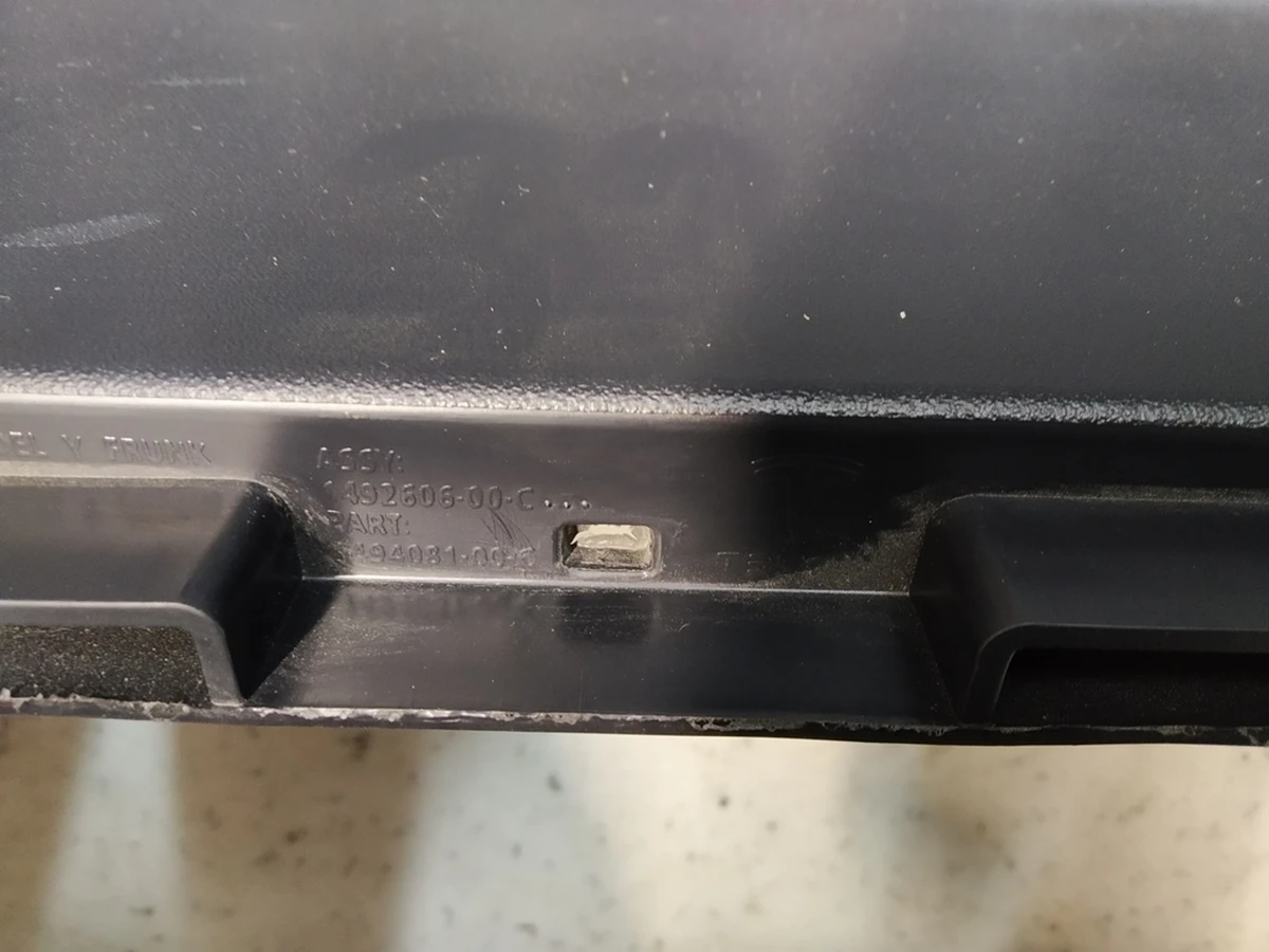 3 ASY, FRUNK,  MODEL Y Tesla model Y 1492606-00-E