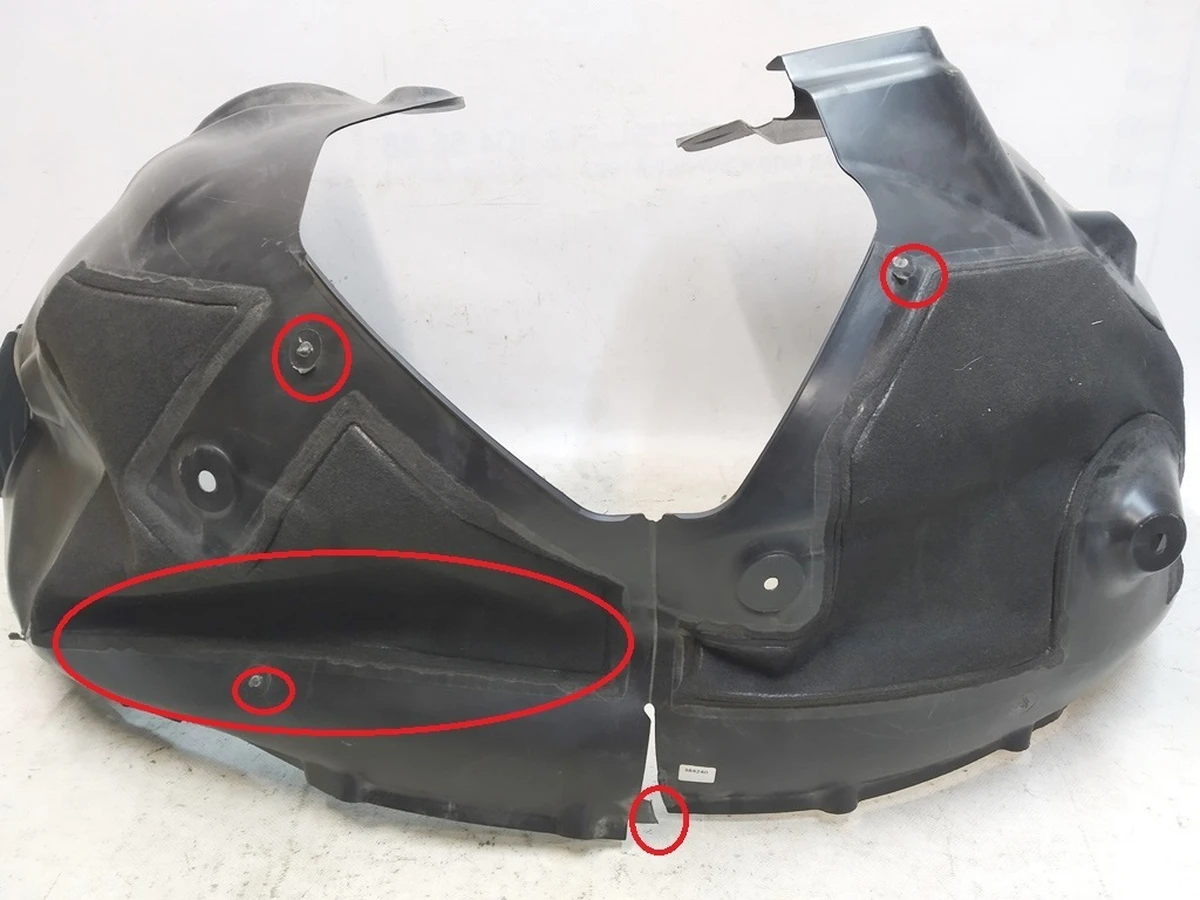 1 Подкрылок передний левый Tesla Model Y 1492613-00-C