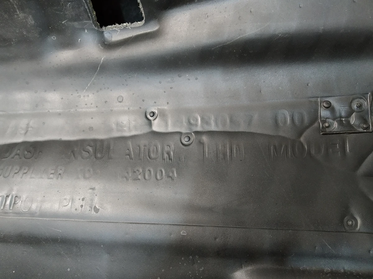 5 Теплошумоизолятор моторного щита внутренний Tesla model Y 1493057-00-D