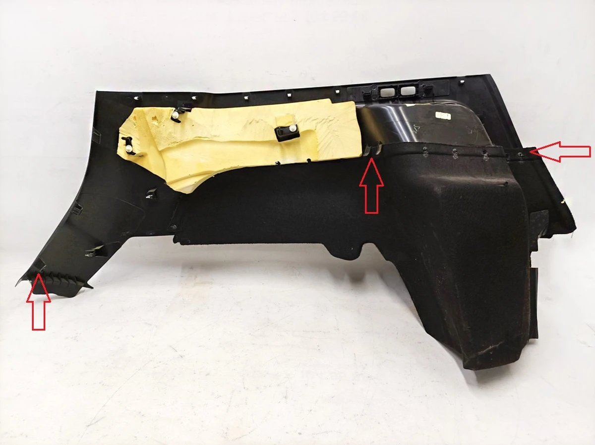 6 Оздоблення багажника ліва Tesla Model Y 1493076-98-B