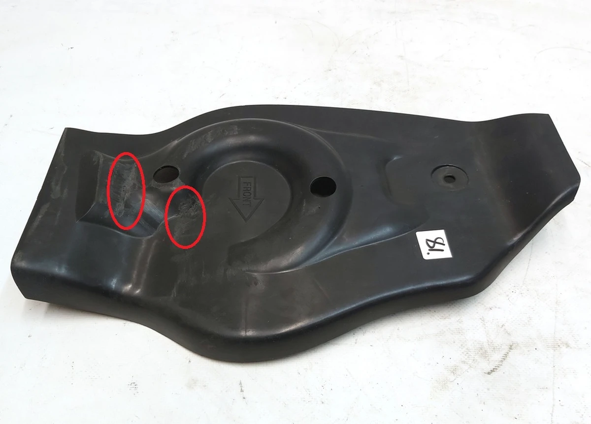 6 MODEL Y, REAR SUSPENSION AERO COVER, LH restored Tesla Model 3, Model 3 Jan 2024, Model Y 1493635-00-A 1111302-00-B
