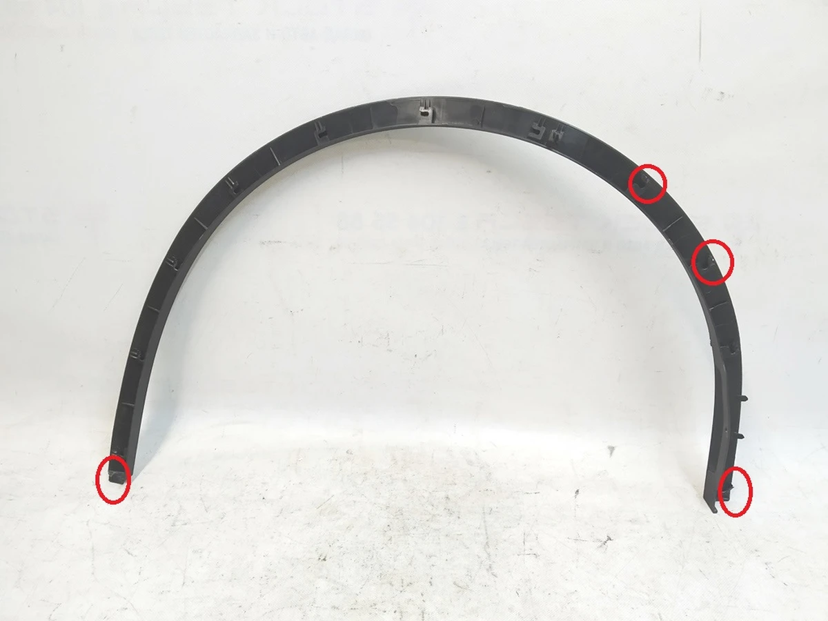 8 Накладка арки крила переднього лівого пластик (пошкоджена) Tesla model Y 1494185-00-C