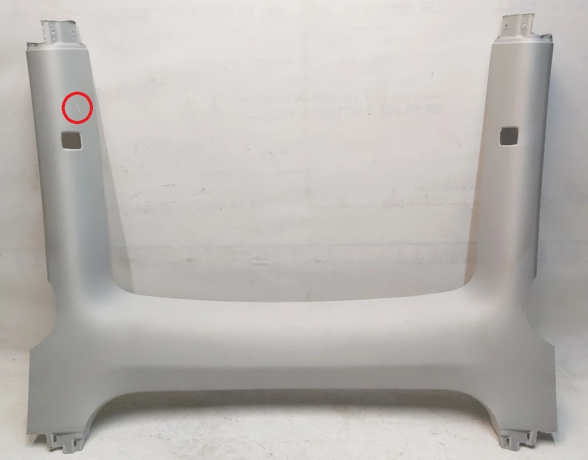 2 Обшивка стелі панорамного даху PROVIDENCE GREY задня Tesla model Y 1593719, 1490404