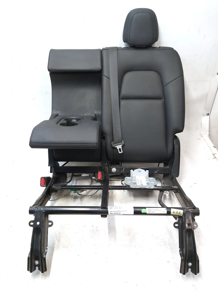 1 Спинка сидіння 2-го ряду подвійна PUR BLK у зборі з центральним підголівником Tesla model Y 3907891-01-A