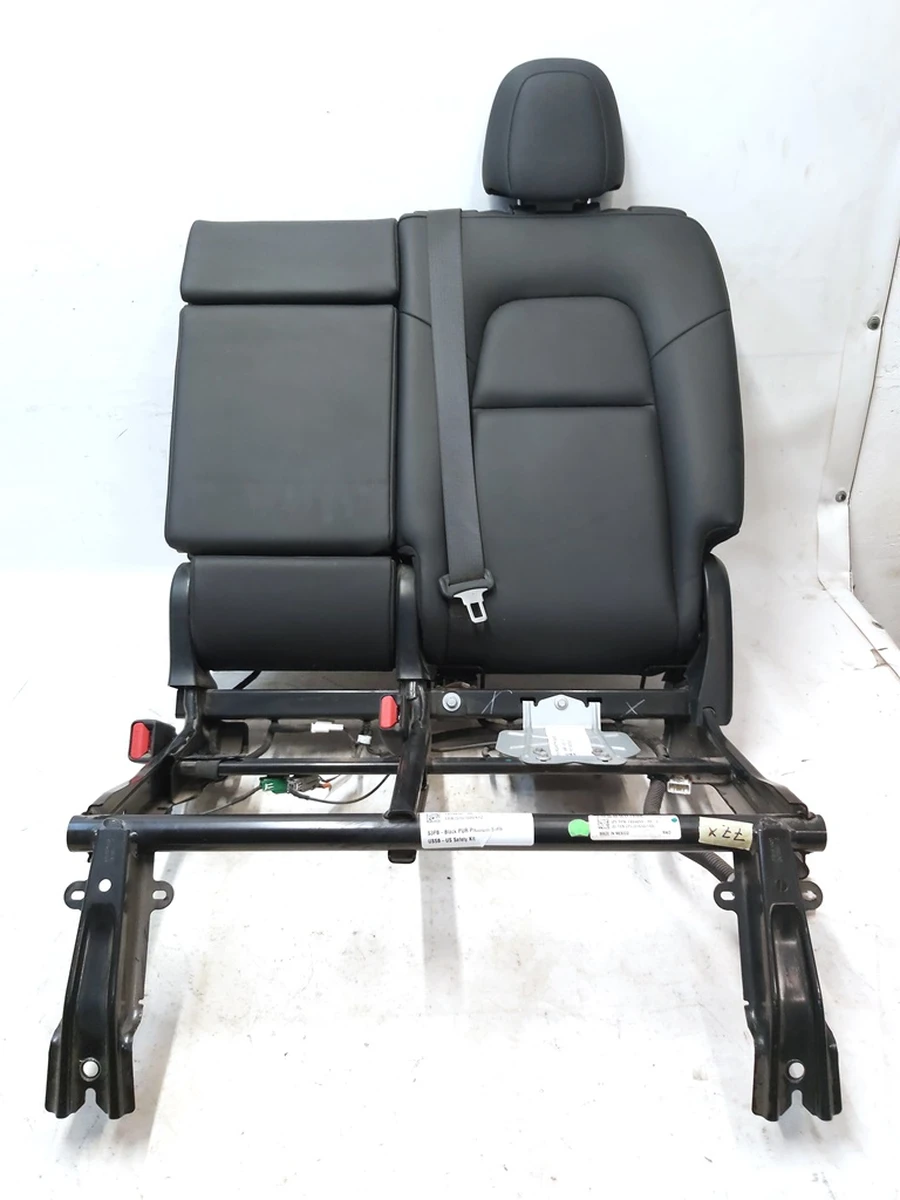 1 Спинка сидіння 2-го ряду подвійна PUR BLK у зборі з центральним підголівником Tesla model Y 3907891-01-A