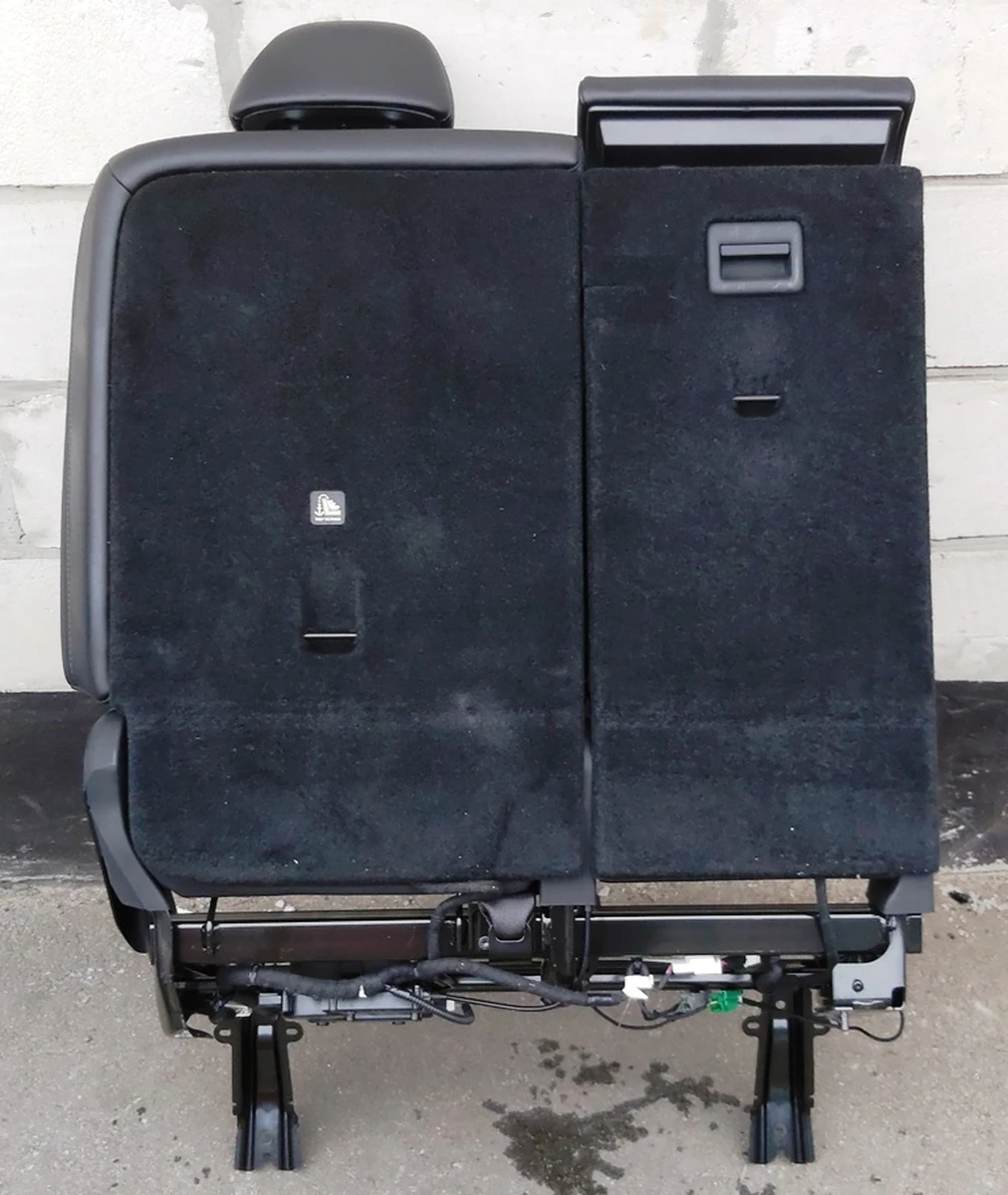 1 Спинка сидіння 2-го ряду подвійна PUR BLK у зборі з центральним підголівником Tesla model Y 3907891-01-A