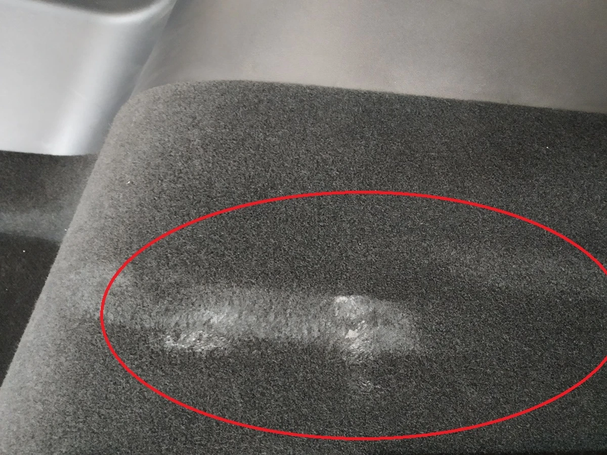 6 End item, trunk side trim Left hand, Tesla Model Y 1493076-98-B