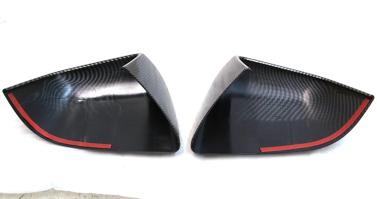 3 Комплект накладок дзеркал зовнішніх на шкаралупу Light Carbon Fiber Tesla model Y 1495593-1495594