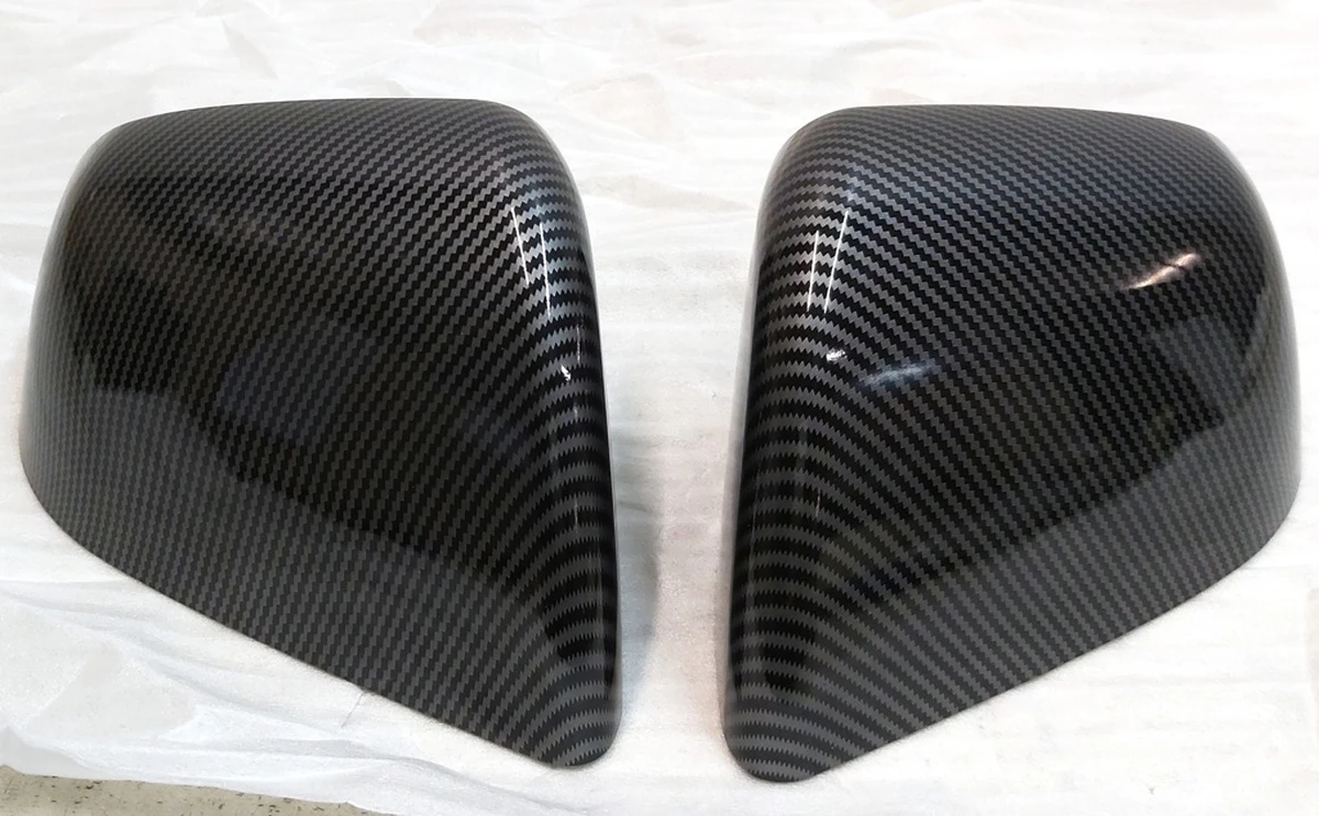3 Комплект накладок дзеркал зовнішніх на шкаралупу Light Carbon Fiber Tesla model Y 1495593-1495594