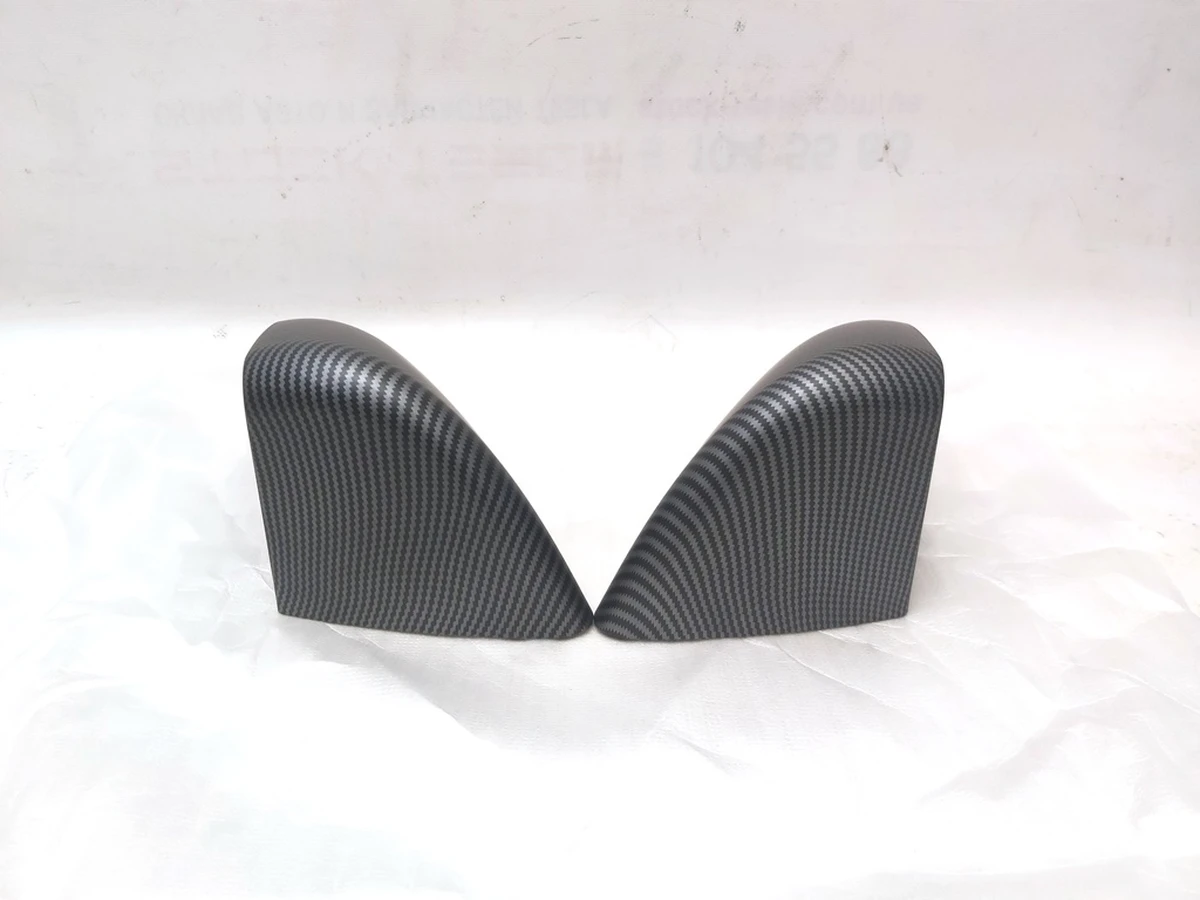 3 Комплект накладок дзеркал зовнішніх на шкаралупу Matte Carbon Fiber Tesla model Y 1495593-1495594
