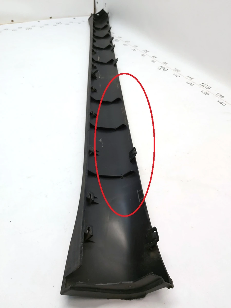 1 Накладка порога левая рокерная панель (структурная) с повреждением Tesla Model Y 1497740-00-B