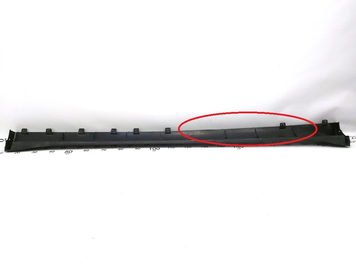 1 Накладка порога левая рокерная панель (структурная) с повреждением Tesla Model Y 1497740-00-B