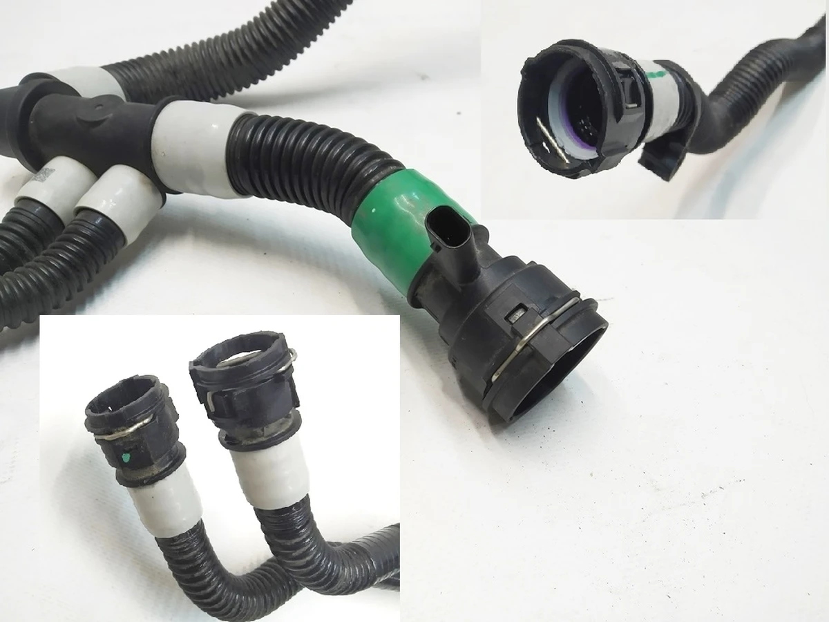 6 Патрубок системи охолодження теплообмінник Chiller-батарея з датчиком Tesla Model Y 1501293-00-C