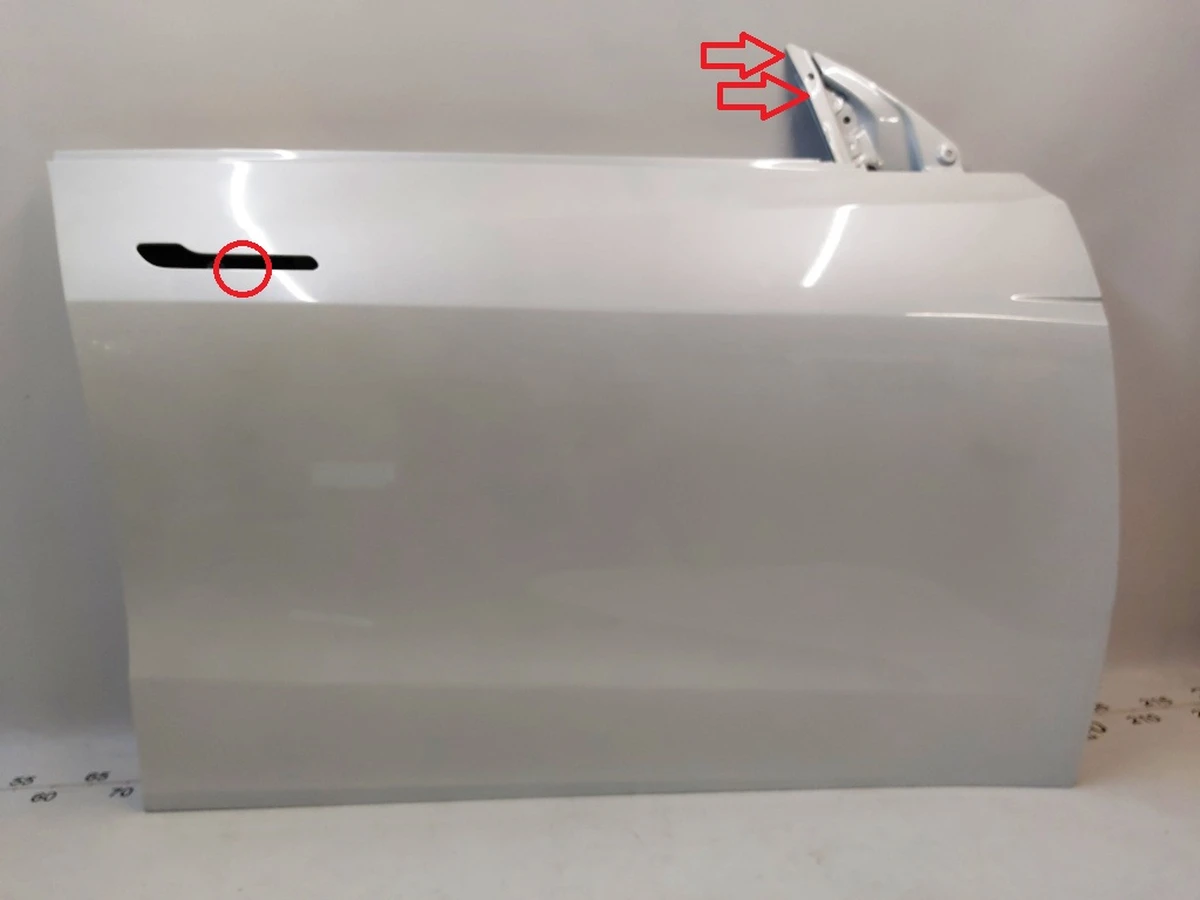 Двері передні права (метал) PPSW з ущільнювачем Tesla Model Y 1501462-11-A