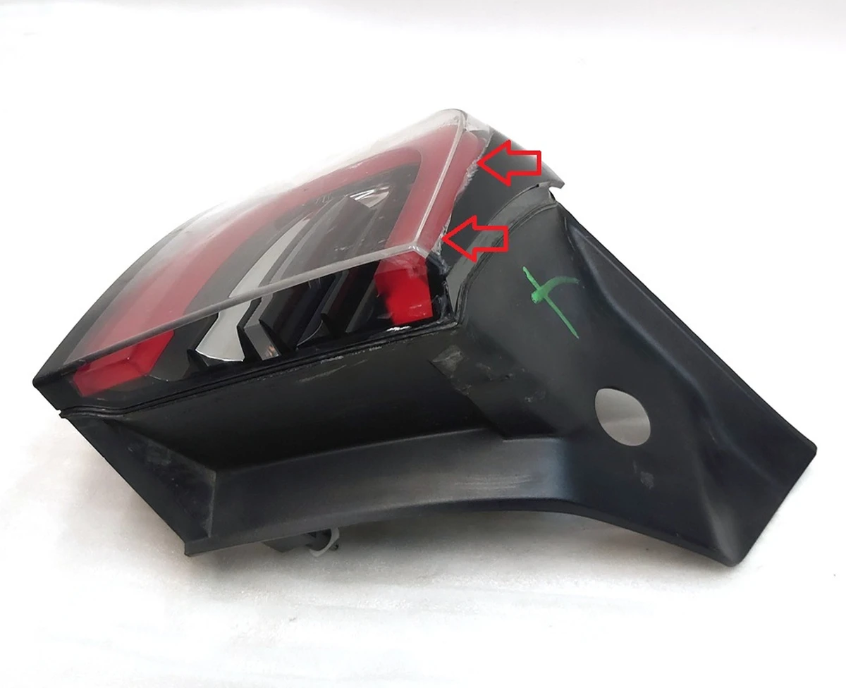 Ліхтар лівий зовнішній GLOBAL (yellow) 4 pin Tesla model 3, model Y 1502086-00-D