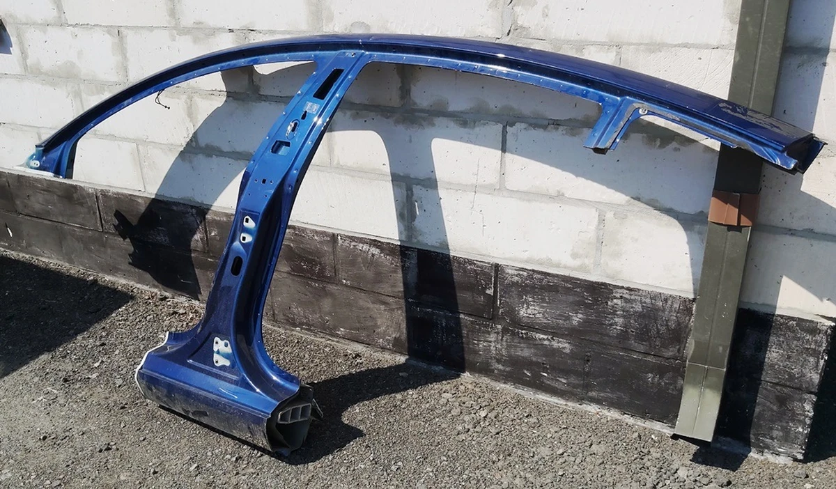 3 Кузовна панель лівої стійки B (середньої) PPSB у зборі Tesla model 3 1504887-S0-A