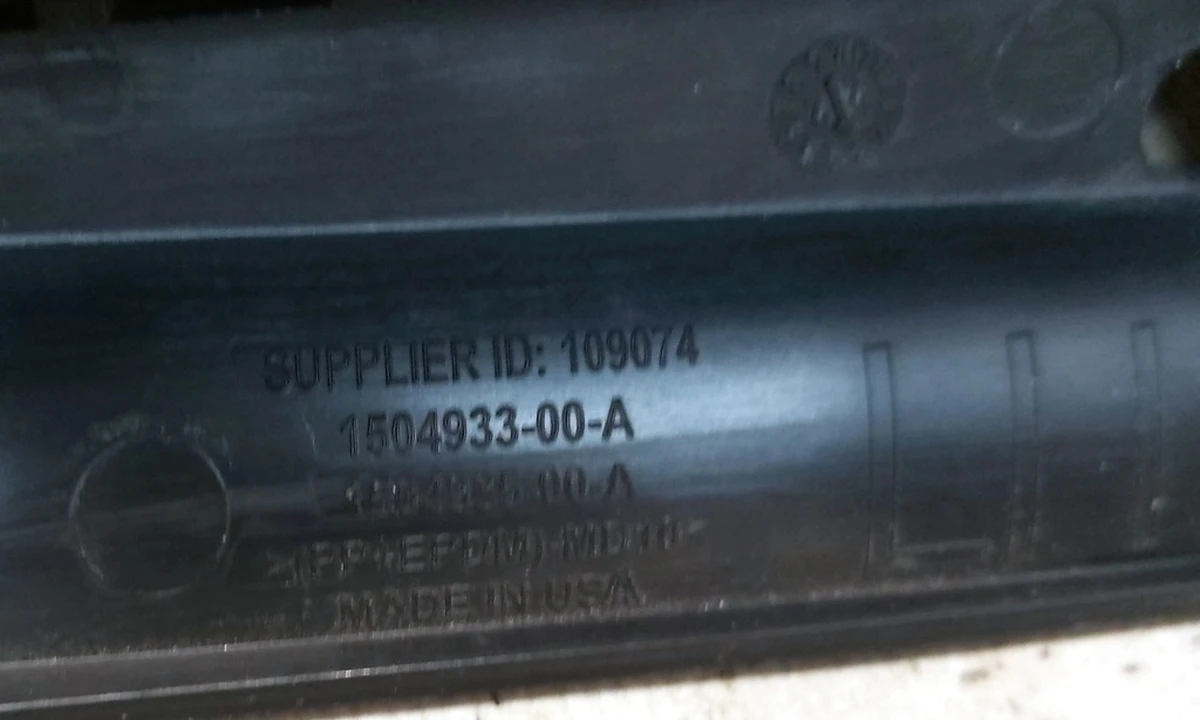 14 ASY KIT, NVH COWL TRIM, LEFT HAND DRIVE LH Tesla model 3 1504932-00-A