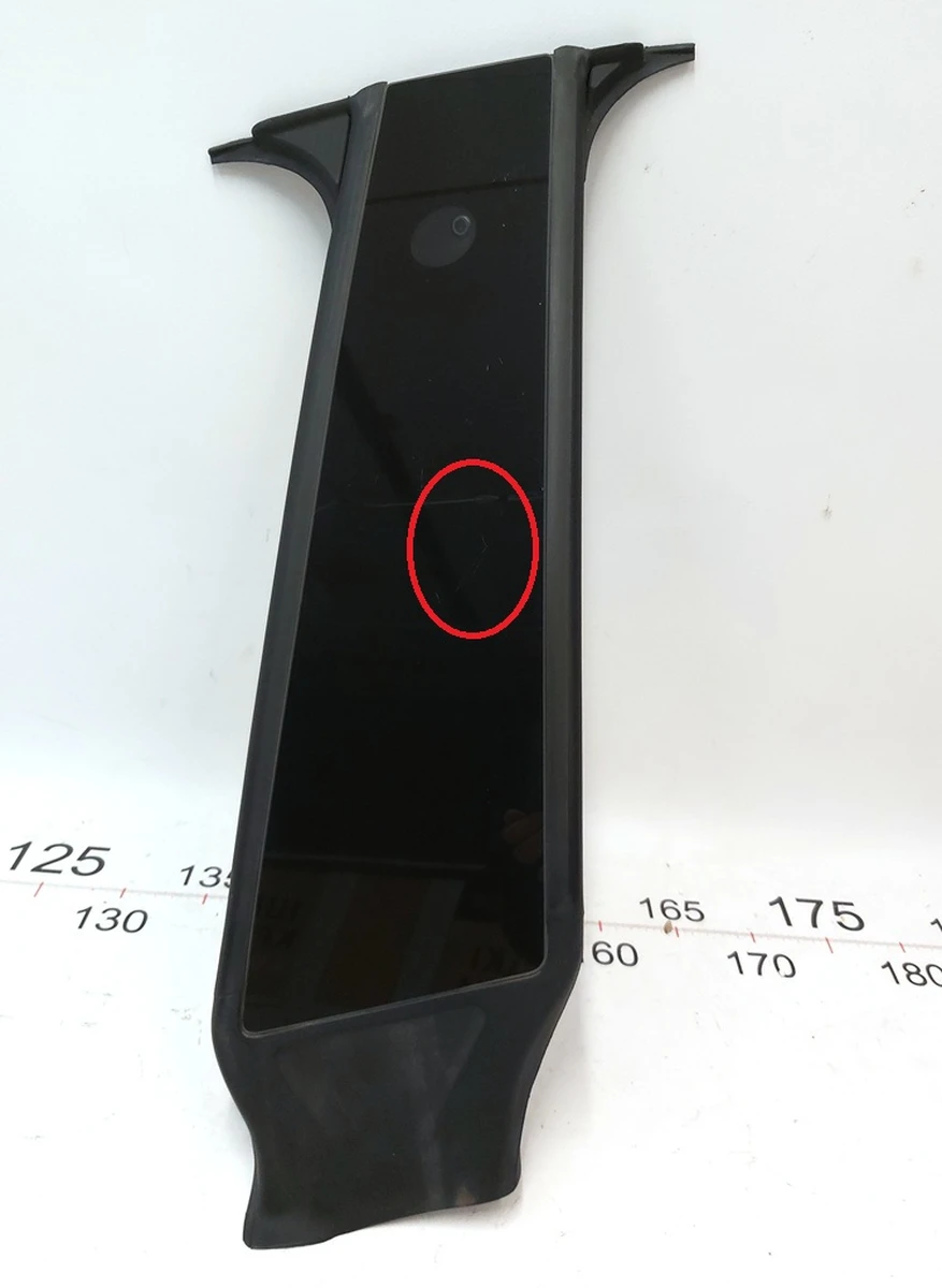 6 Накладка стійки B зовнішня ліва (скло) з камерою Tesla Model Y 1506885-00-H