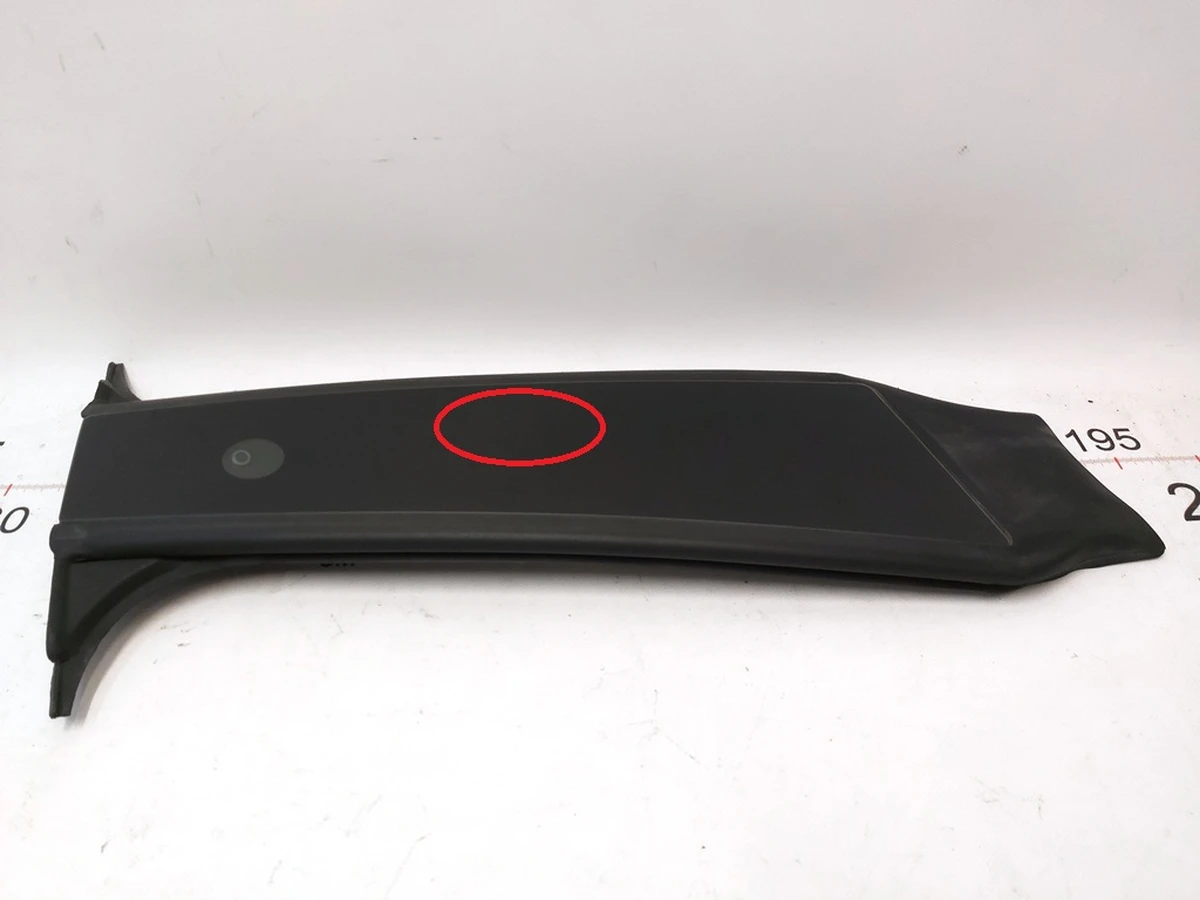 6 Накладка стійки B зовнішня ліва (скло) з камерою Tesla Model Y 1506885-00-H