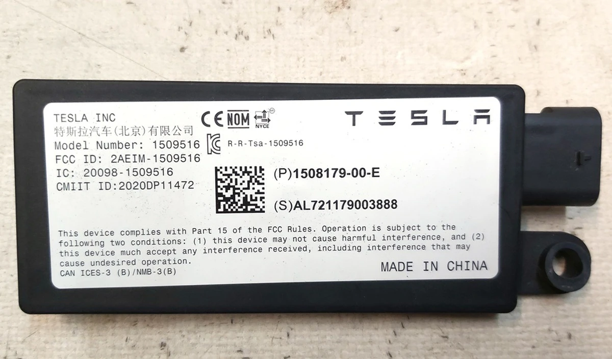 4 Блок Bluetooth GEN3 Tesla model Y 1508179-00-E