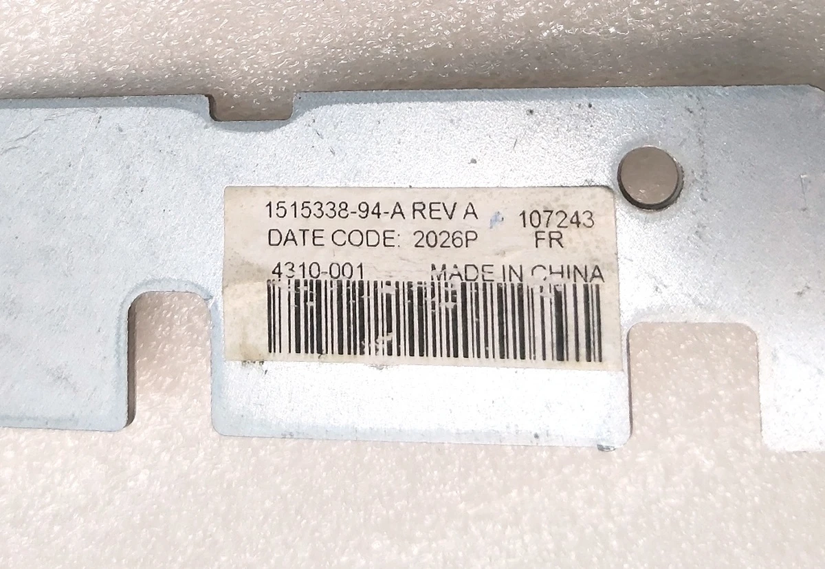 10 Кронштейн гачка гардеробного з підсвічуванням лівий REV A Tesla model Y 1515338-94-A