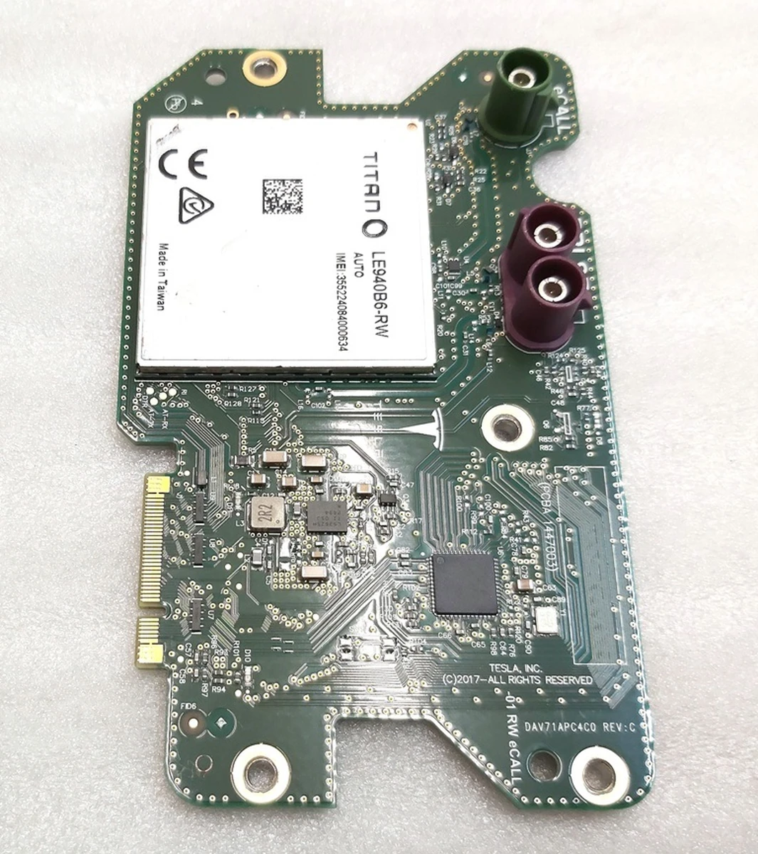 2 Модем EU (LTE) REV03 TITAN Tesla model S REST, model X, model 3, model Y 1521914-S1-B