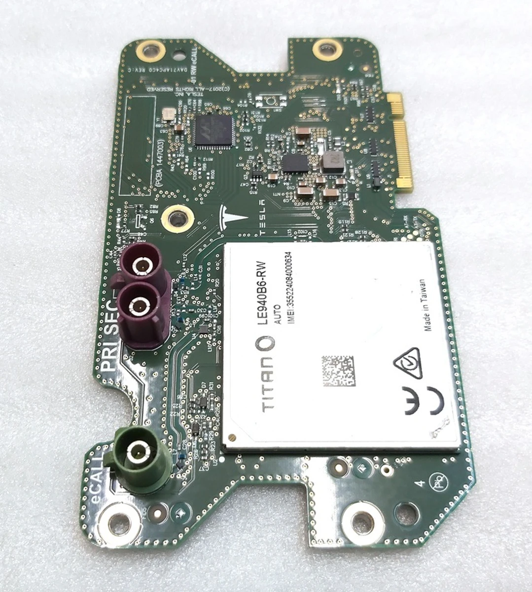 2 Модем EU (LTE) REV03 TITAN Tesla model S REST, model X, model 3, model Y 1521914-S1-B