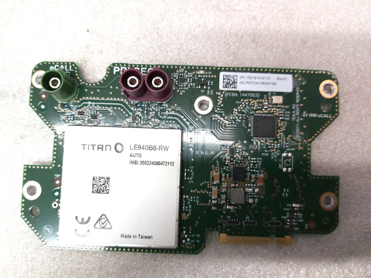 4 Модем EU (LTE) REV01 TITAN Tesla Model S, Model X, Model 3, Model Y 1521914-S1-C