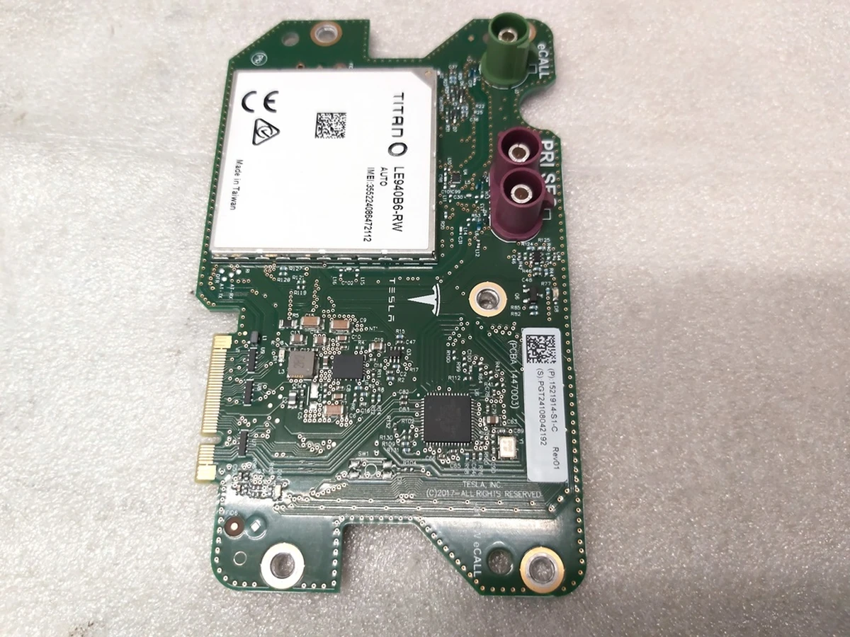 4 Модем EU (LTE) REV01 TITAN Tesla Model S, Model X, Model 3, Model Y 1521914-S1-C