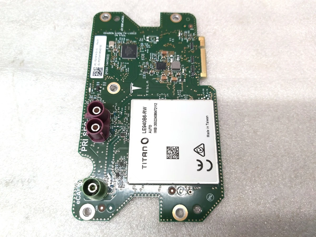 4 Модем EU (LTE) REV01 TITAN Tesla Model S, Model X, Model 3, Model Y 1521914-S1-C