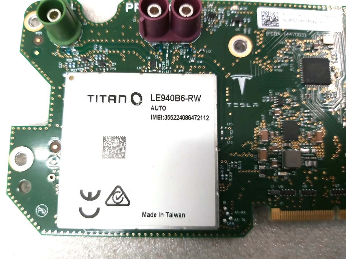 4 Модем EU (LTE) REV01 TITAN Tesla Model S, Model X, Model 3, Model Y 1521914-S1-C