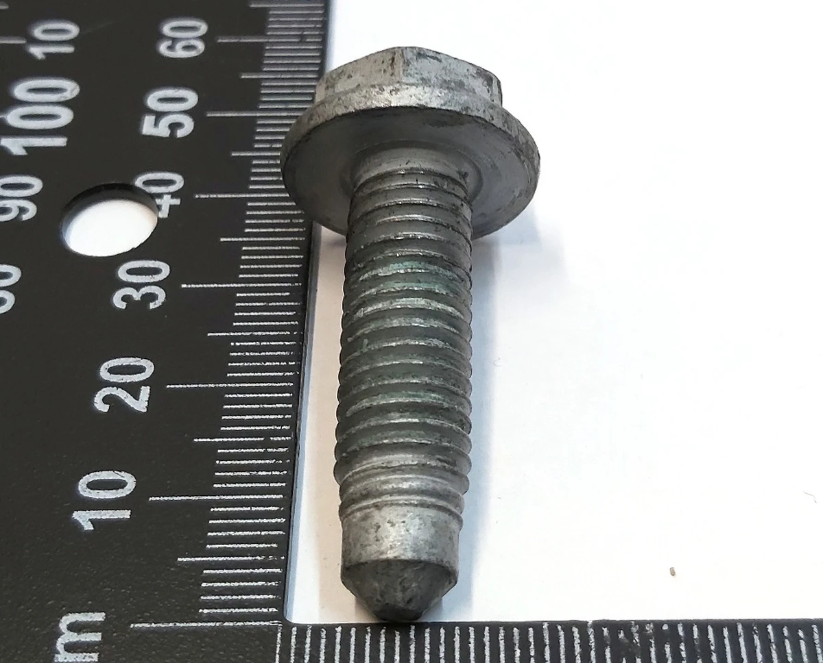 6 Болт крепления ремня безопасности HF,M10-1.5X36,[109],G0410,CMAT,A02 Tesla model Y 1526012-00-A