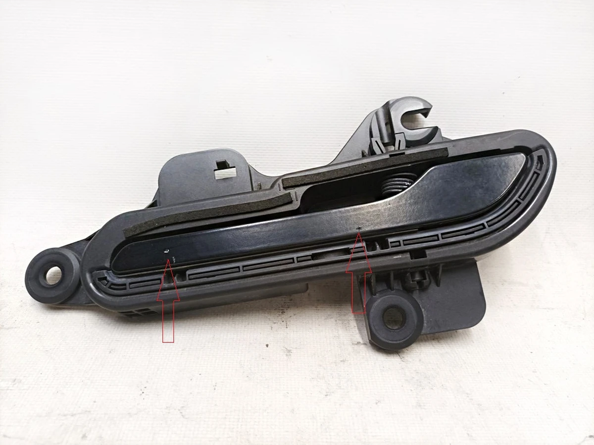 1 Механізм ручки зовнішньої передньої задньої лівої BLACK REV1 (дрібні відколи) Tesla Model 3, Model Y 1528114-00-D