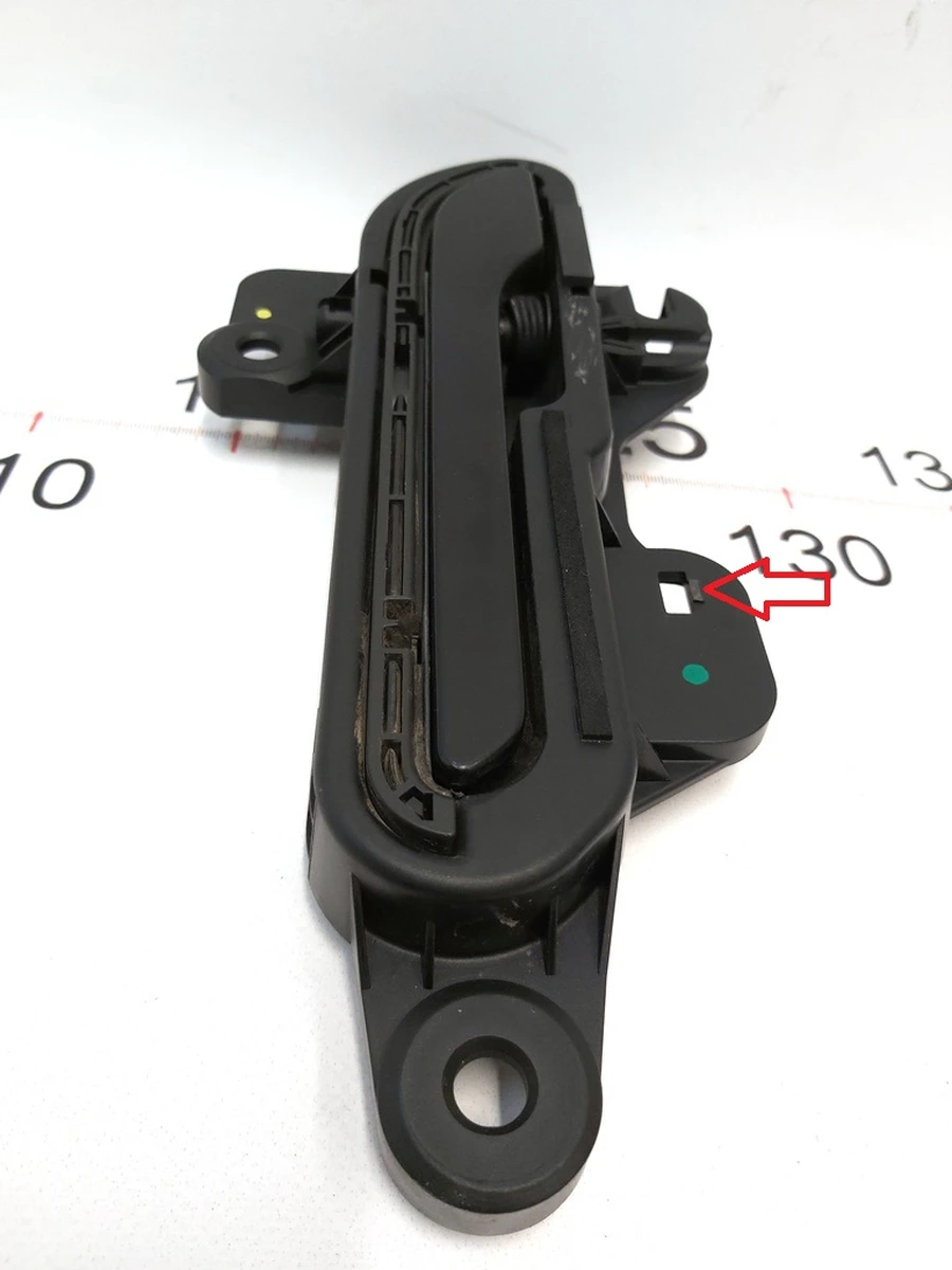2 Механізм ручки зовнішньої передньої задньої правої BLACK REV1 з пошкодженням Tesla Model 3, Model 3 Jan 2024, Model Y, Model Y Feb 2025 1528115-00-D