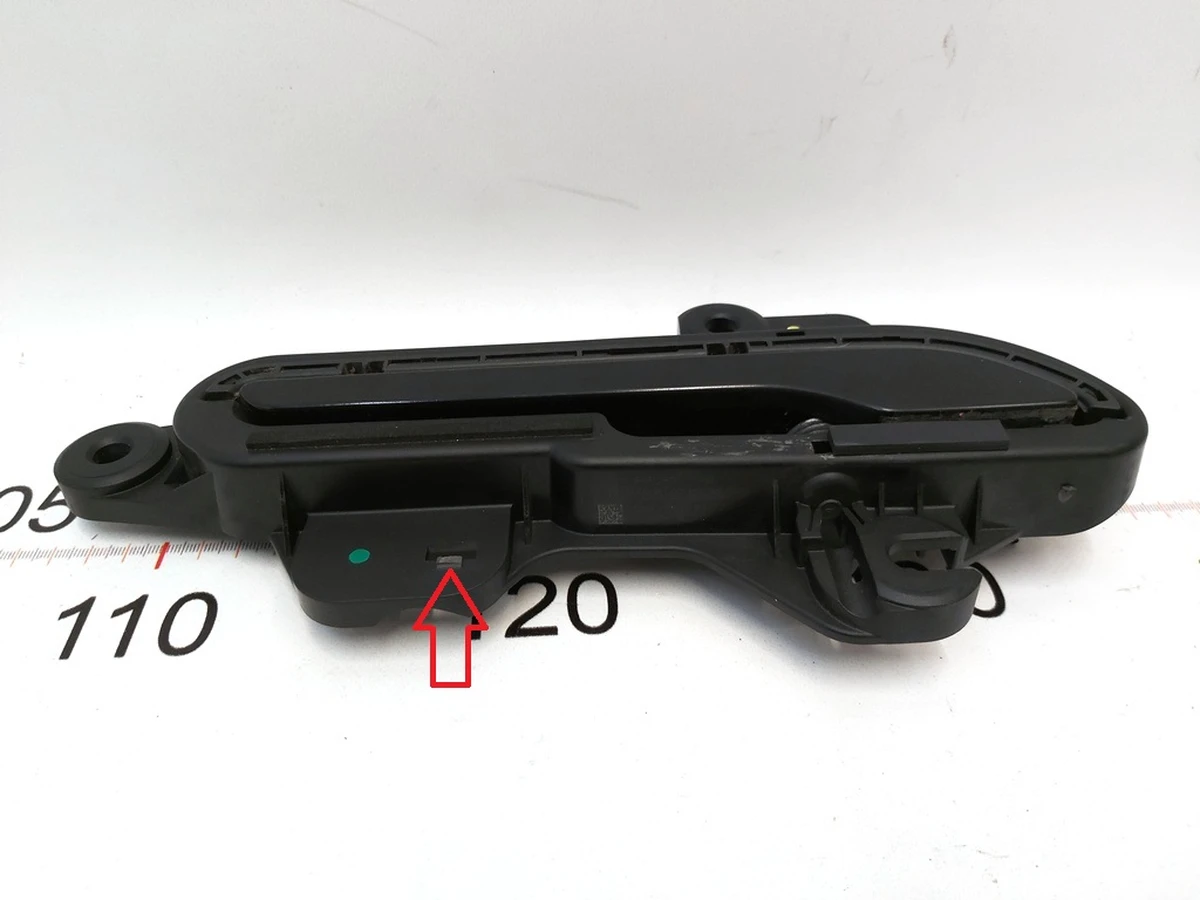 2 Механізм ручки зовнішньої передньої задньої правої BLACK REV1 з пошкодженням Tesla Model 3, Model 3 Jan 2024, Model Y, Model Y Feb 2025 1528115-00-D