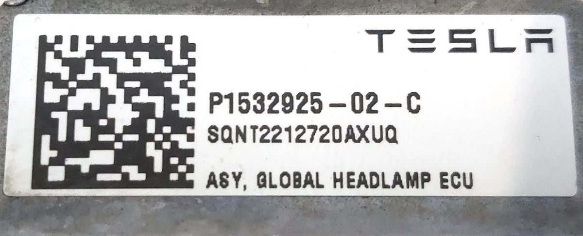 Блок управления фары главной правой UP LEVEL GLOBAL Tesla model 3, model Y 1514953-00-C