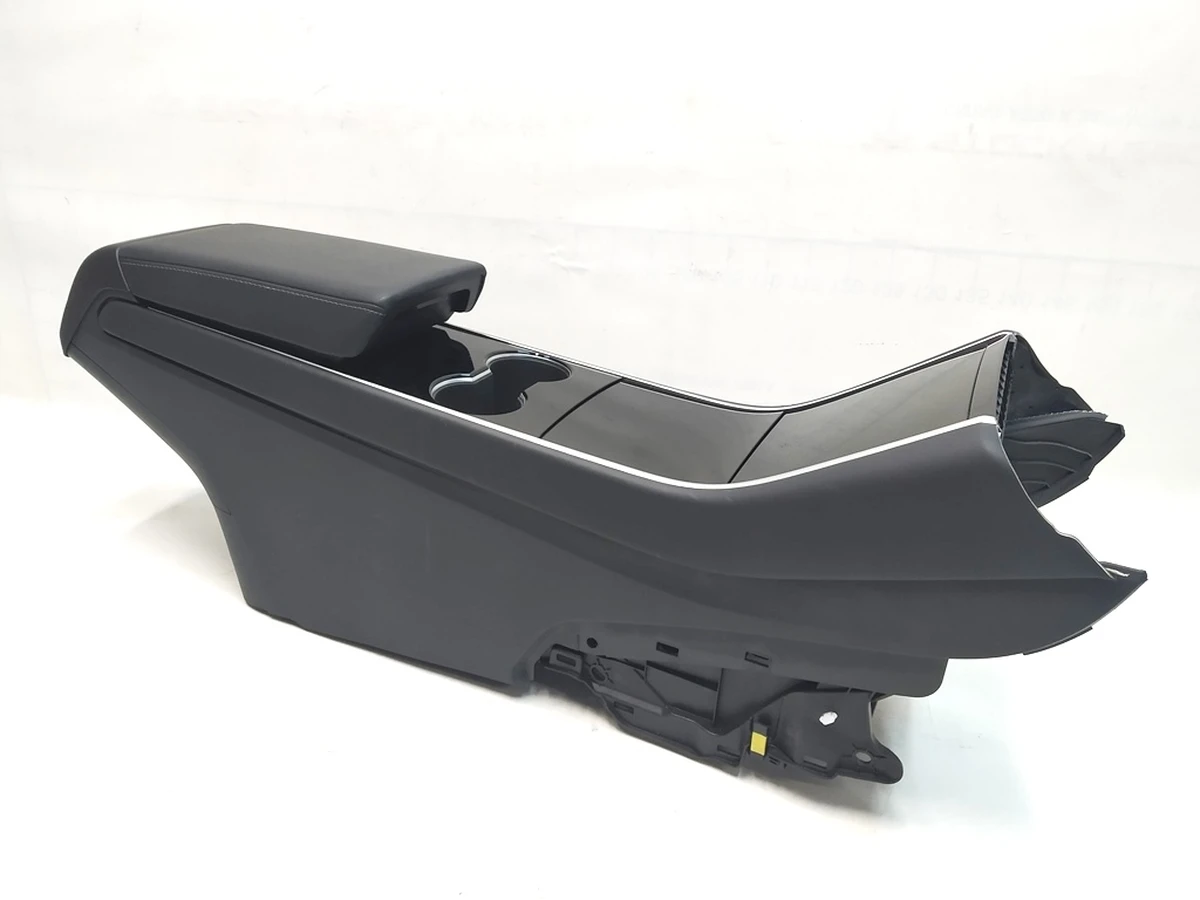 1 Центральная консоль PREM в сборе подлокотник Black без блока взаимодействия с ключом Tesla ModeI 3, ModeI Y 1536685-00-B